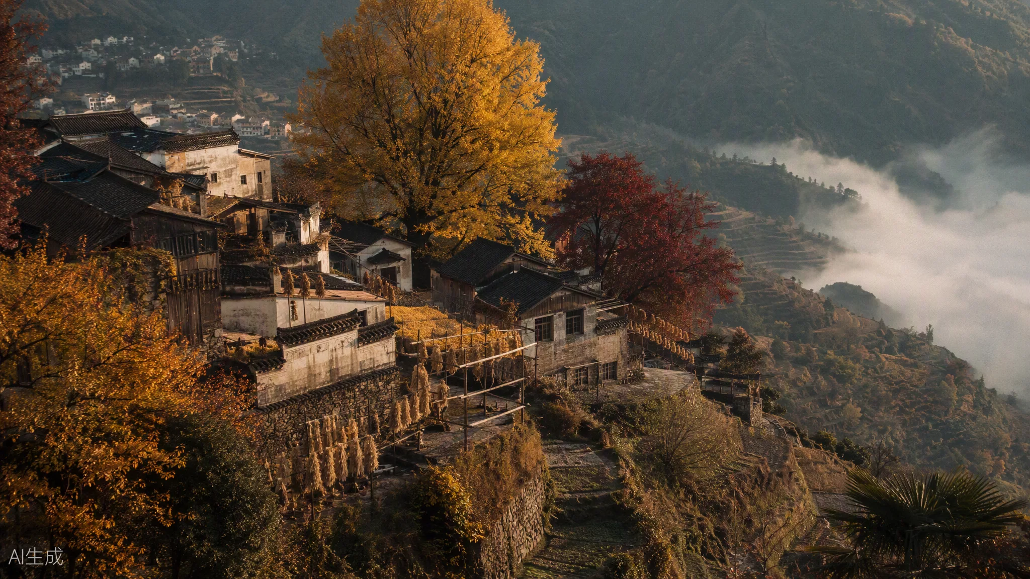 Zhinan Village in autumn